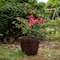 Gardenised Rustic Wooden Whiskey Barrel Planter with Durable Medal Handles and Drainage Hole - Large QI003236.L - alternate 2